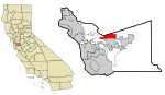 Alameda County California Incorporated and Unincorporated areas Dublin Highlighted